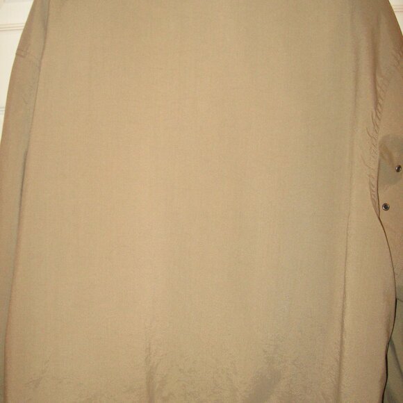 Eddie Bauer Chore Barn Jacket Tan w/ Blue Lining Men's Size Large - Picture 4 of 4